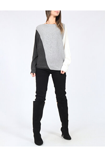 Evendi Blouse, Grey/White