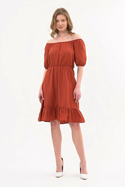 Zeta Group Women's Elegant Backless Midi Tile Dress with Elastic Waist and Ru...