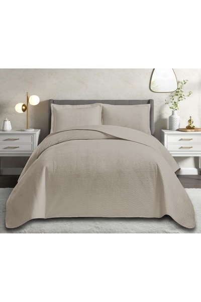 YÜNTEKS New Generation Nubuck Summer - Winter Modern Luxury Bedspread, Pollen...