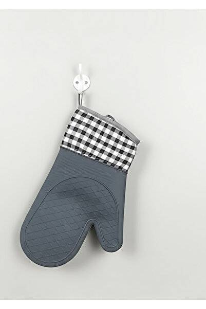 Bisbell Silicone Oven Mitts 30x18cm Heat Resistant Non-Slip Kitchen Gloves Co...