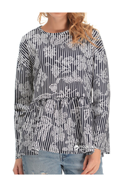 Evendi Blouse, White/Black