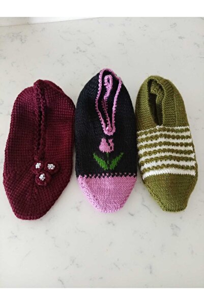 Mako Hand Knitted Mixed Color Booties