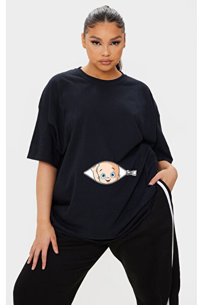 Agolady Огромна блуза за бременни от 100% памук