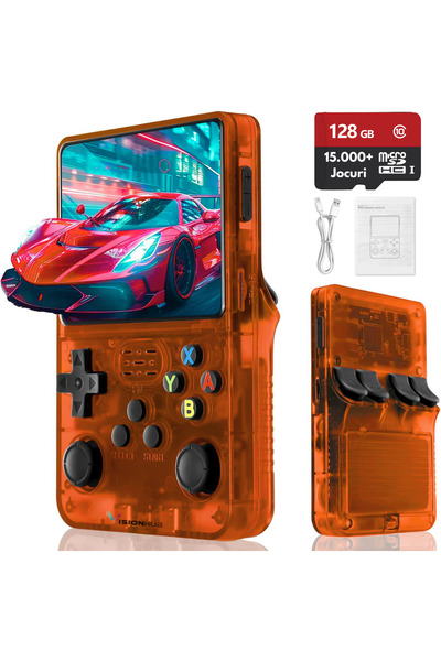 VisionHub Φορητή κονσόλα παιχνιδιών 15.000+ κλασικά παιχνίδια, VisionHub®, οθ...