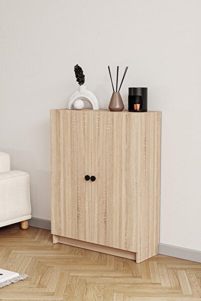 Hofga Bili Yatay Kitaplık 3 Raflı 2 Kapaklı Çok Amaçlı Ofis Salon Çalışma Oda...