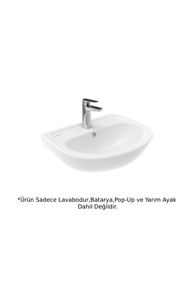 Creavit TP150 Oval Lavabo 50 cm - Beyaz