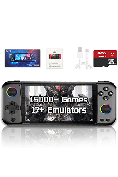 VisionHub Consolă de jocuri portabilă, peste 15.000 de jocuri încorporate, Vi...