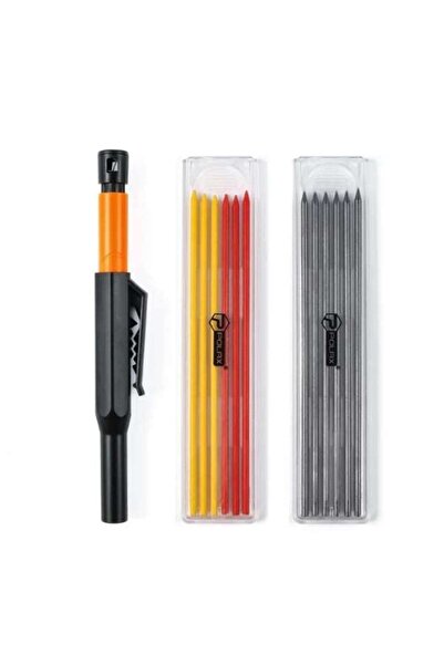 POLAX – Mechanical carpenter's pencil, with sharpener and 12 refills
