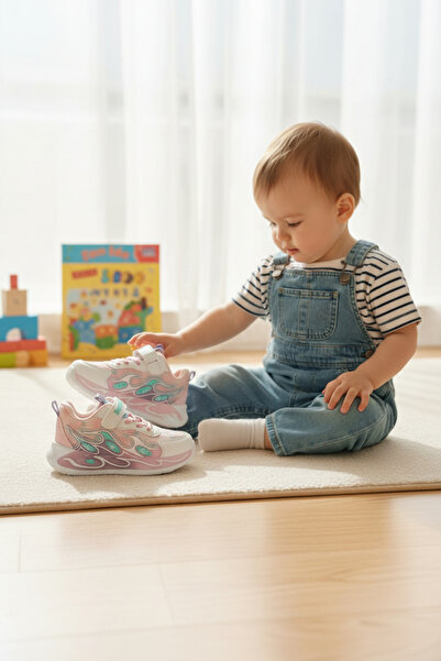 enoch Children's Sports Shoes with Flame Pattern and Dynamic Panels