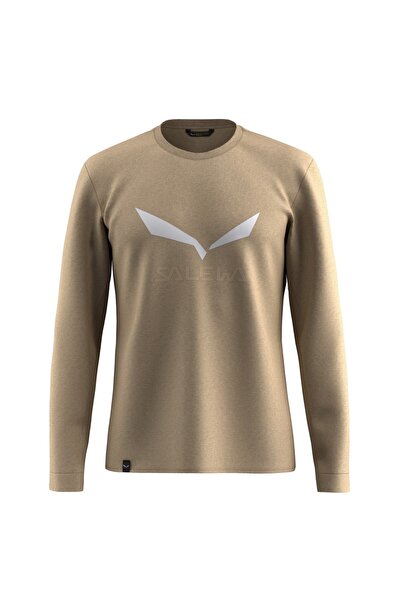 Salewa Men's trekking shirt Solidlogo Dry-Bej-46/S