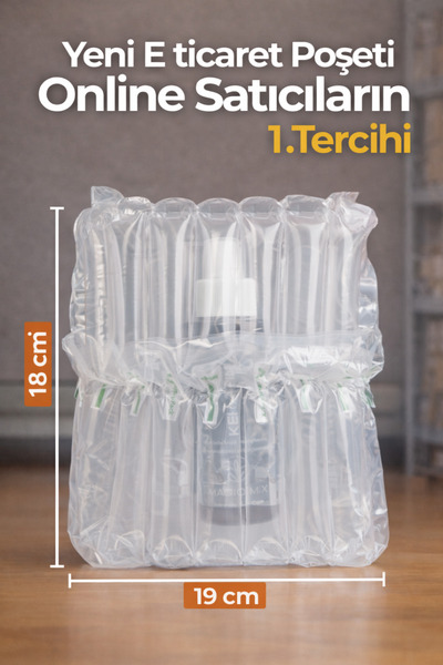 ASKUR 18x19 cm 20 adet Havalı Kargo Poşeti /Airbed/Airpack/Airpak Ambalaj