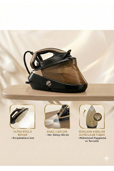 TEFAL LED Işıklı Üstün Akıllı Kumaşa göre Buhar Sistemi ProExpressVision 3000...