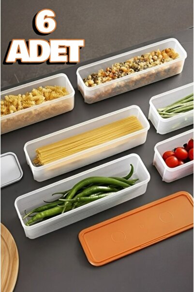 Bayev Jeon 6-Piece Kitchen Organizer with Lid - Food Cabinet Drawer Organizer...