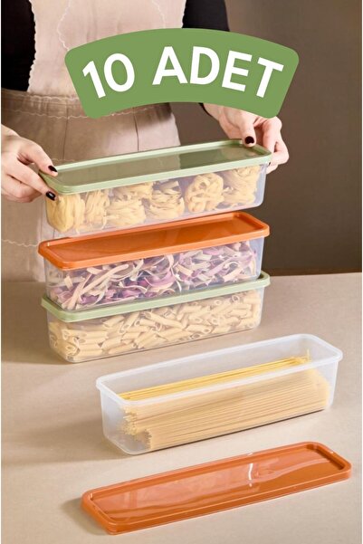 Bayev Jeon 10-Piece Kitchen Organizer with Lid - Food Cabinet Drawer Organize...