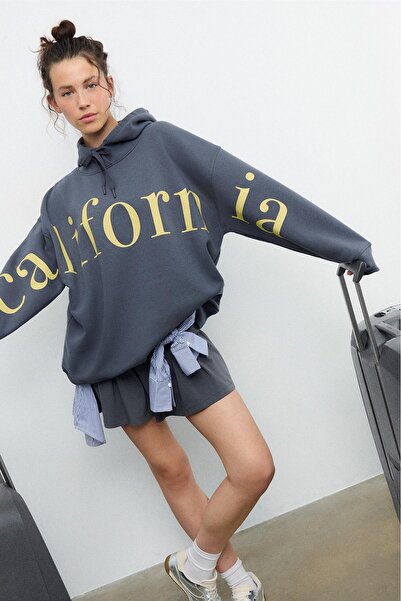 Stradivarius Printed hoodie