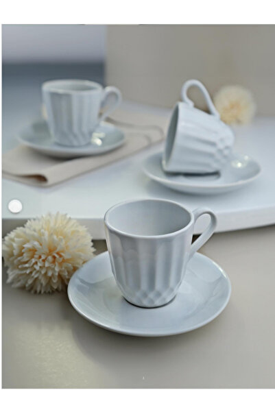 Kütahya Porselen Glint 6-Piece Cup Set 74070