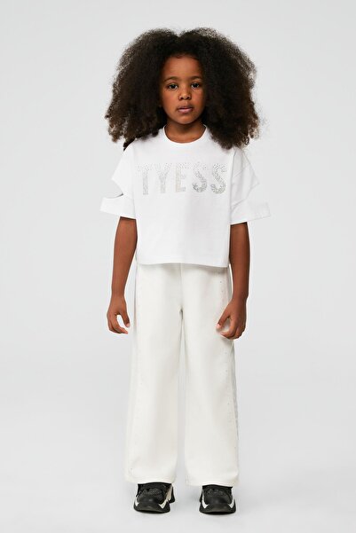 Tyess Λευκό μπλουζάκι για κορίτσια BG Store