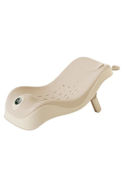 Little Mom Baby bath stand Beige, foldable, anatomical model, with temperatur...