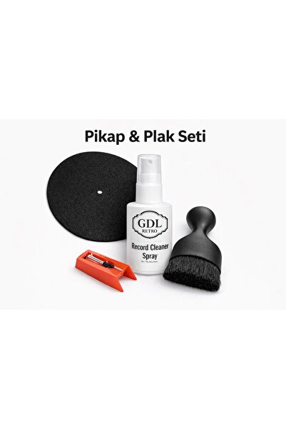GDL Retro Premium Pikap - Plak Bakım & Koruma Seti (4 Parça)