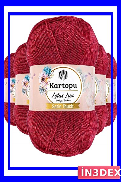 İN3DEX Fuchsia Bikini Top Made with Glittery Knitting Yarn, Set of 5