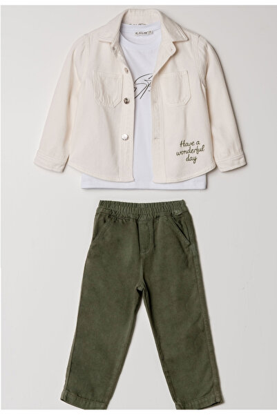 ALG Boys' Festive Jacket, Pants, T-Shirt 3-Piece Set