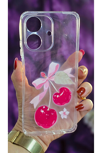 Flashy Shop Realme Note 60 Compatible Printed Transparent Silicone Phone Case