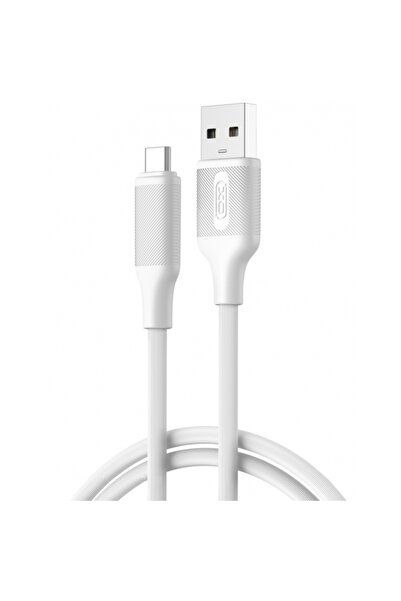 XO Design Cablu Date si Incarcare USB-A - USB-C NB265, 18W, 1m, Alb