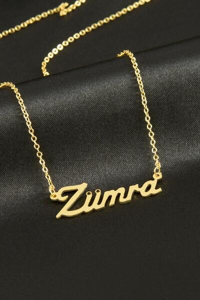 TakÇalıştır Zümra İsimli Kolye