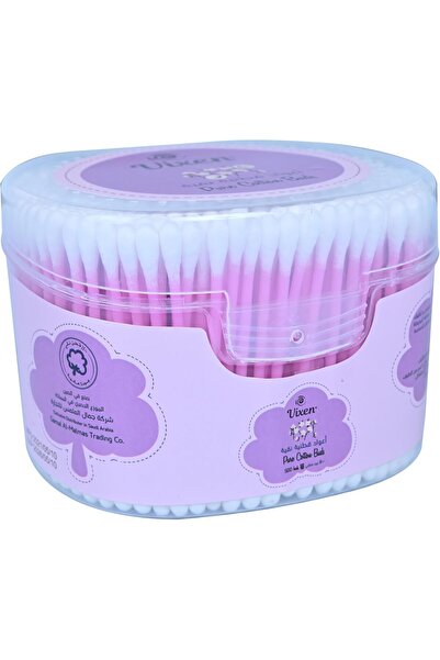 Vixen Cotton Ear Buds, 500 Pieces, Pink