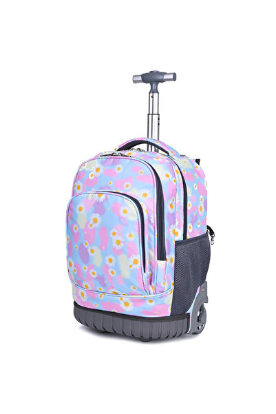 VisionHub Multifunctional Trolley Schoolbag,Wheels,Large Capacity Backpack,Gi...