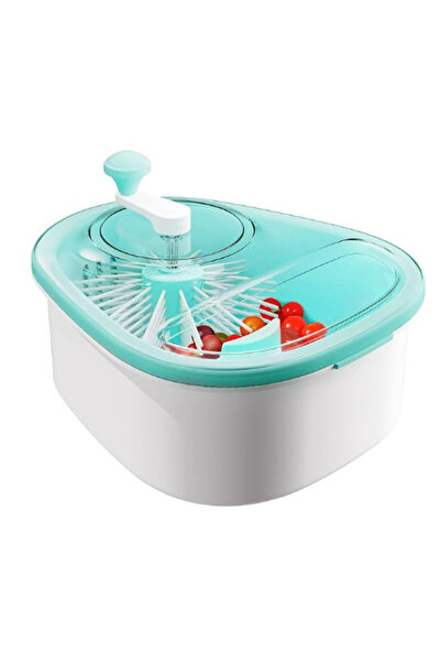 Amir Mașină manuală cu perie și manivelă pentru spălarea fructelor și legumelor