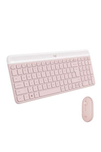 Other Logitech MK470 Slim Wireless Combo Pink