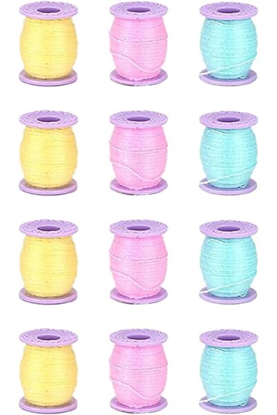 NO BRAND Cotton Thread Refill Set for Automatic Magic Braids Machine – Pack o...