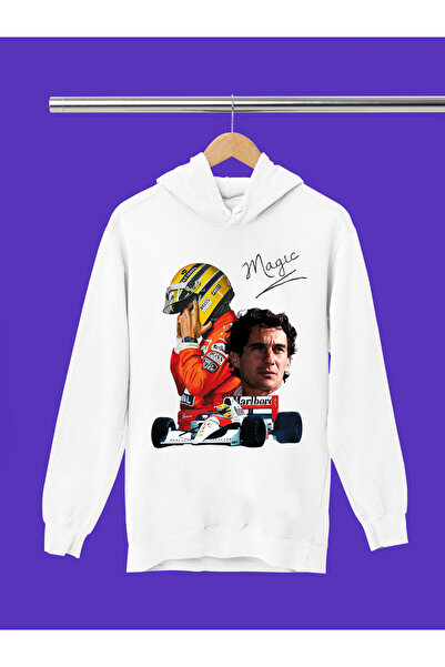 MAGORS DJEČJA SWEATSHIRT SA KAPULJAČOM AYRTON SENNA, KVALITETNA, MEKANA TEKST...