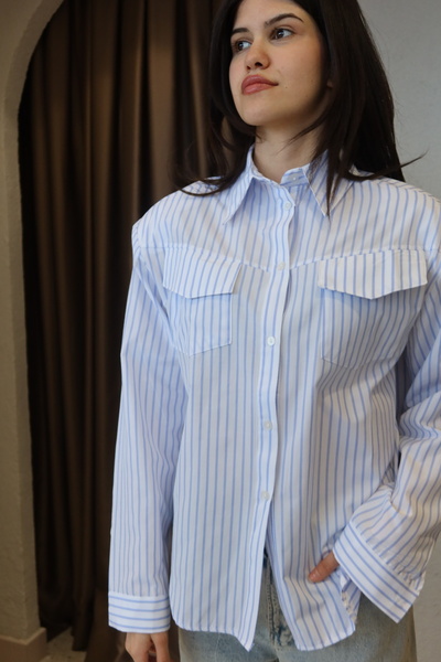 OlaFre Thick Line Shirt