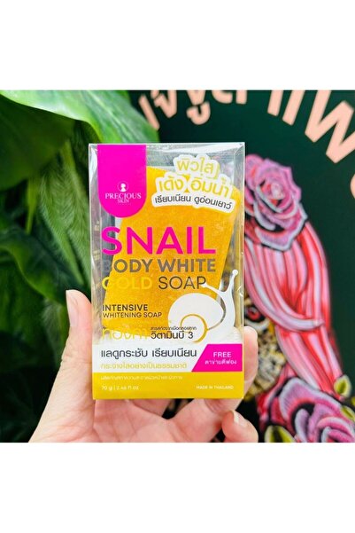 PRECIOUS SKIN Snail Body White Gold Soap from Thailand – Whitening, Brighteni...