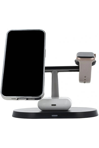 Maxlife Nutrition Incarcator Retea Wireless MaXlife MXWC-03 3in1, 15W, 1.67A,...