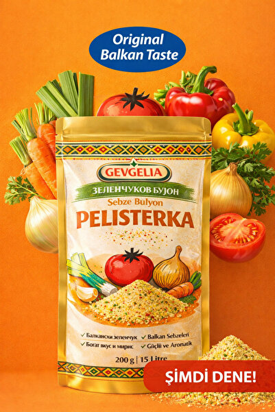 GEVGELIA PELISTERKA SEBZE BULYON 200 GRAM