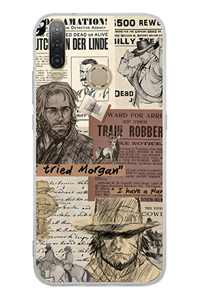 FLAMENKO حافظة هاتف شفافة بنمط غربي متوافقة مع جهاز General Mobile GM 10