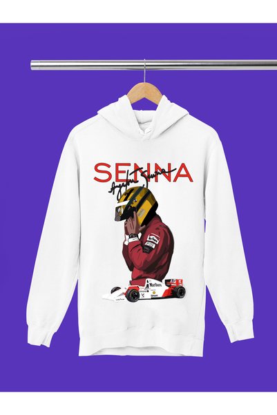 MAGORS DJEČJA SWEATSHIRT SA KAPULJAČOM AYRTON SENNA, KVALITETNA, MEKANA TEKST...