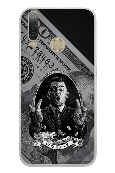 FLAMENKO حافظة هاتف شفافة بنمط وولفي متوافقة مع جهاز جنرال موبايل GM 10