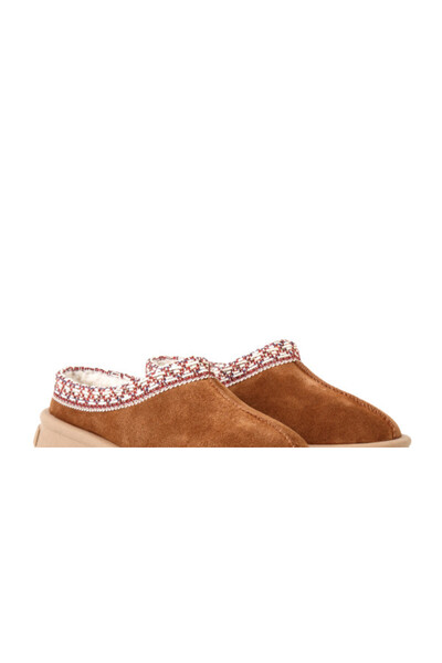 ANNASIA SHOES AIDA Slippers - Brown Leather