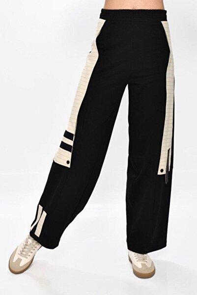 DQMANE Tasarım Yamalı Pantolon