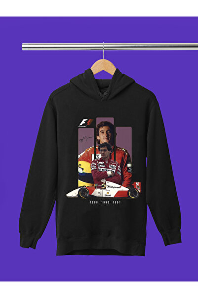 MAGORS DJEČJA SWEATSHIRT SA KAPULJAČOM AYRTON SENNA, KVALITETNA, MEKANA TEKST...