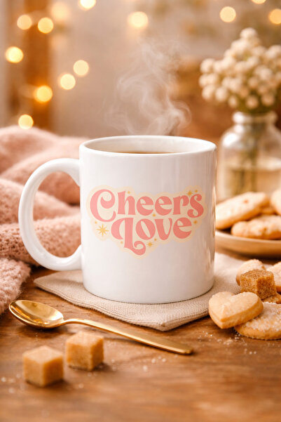 ELİZ BERRA MODA Cheers Love Mug – Model 31 Cute Design, Enjoy Warm Coffee wit...