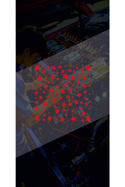 sticker Yıldız 25x25Cm Kelbek Cam Desen Kaplama Araba-Oto-Motor-Kask Hologram...