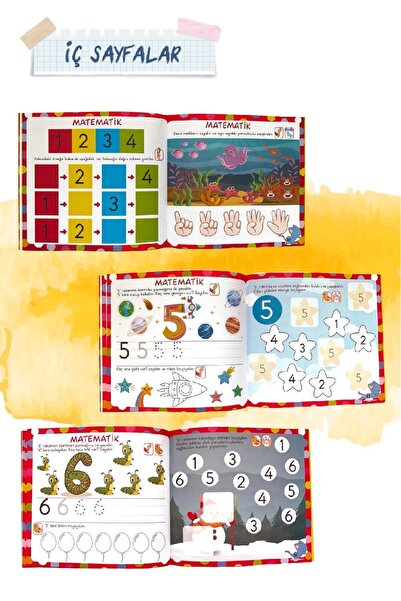 Harika Çocuk Yayınları 2 Yaş Dikkat ve Kavram Gelişim Seti – Çıkartmalı Eğitim Kitapları 4 Kitap 144 Sayfa (24–36 Ay)