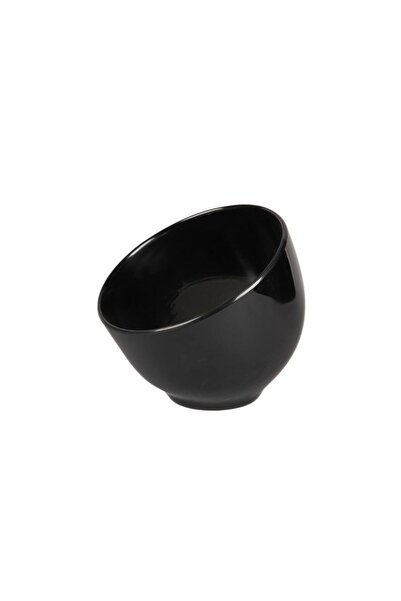 Globy Open Buffet Black Melamine Presentation Bowl – 19×17.5 cm