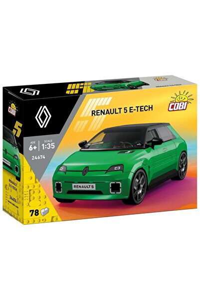 COBI Renault 5 E-Tech Green, 78 piese ( COBI-24674 )