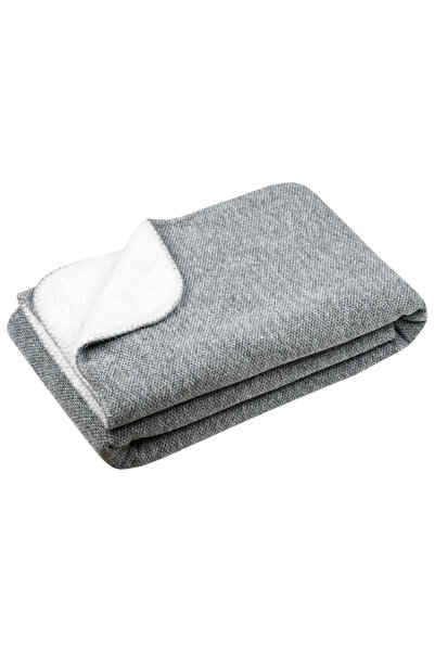 Stof Rusty Decorative Blanket 130×160 cm - Gray